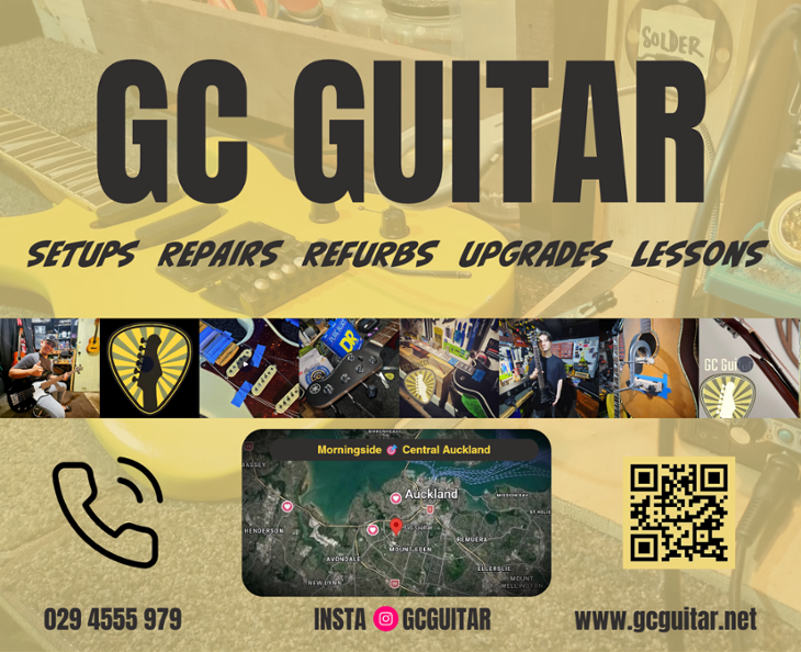 GC Guitar Workshop Central Auckland