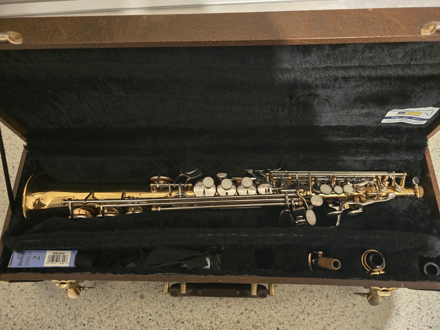 Weril Rex vintage 80s soprano saxophone 